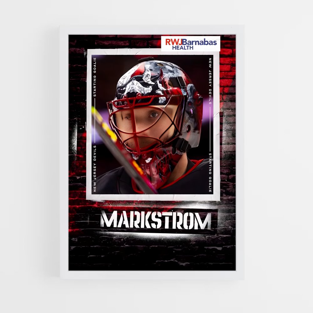 Poster Jacob markstrom – affiche Hockey sur glace (vue 3)